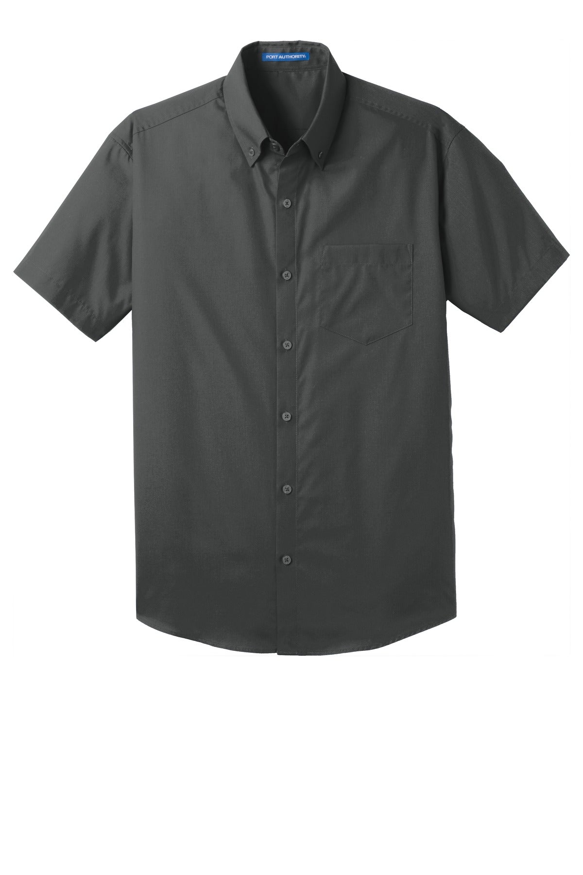 Port Authority® Short Sleeve Carefree Poplin Shirt. W101