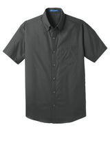 Port Authority® Short Sleeve Carefree Poplin Shirt. W101