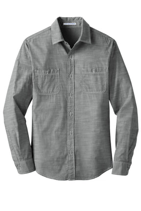 Port Authority® Slub Chambray Shirt. W380 - hero