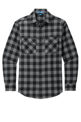 Port Authority® Plaid Flannel Shirt. W668