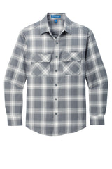 Port Authority® Plaid Flannel Shirt. W668