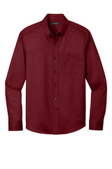 Port Authority® Long Sleeve SuperPro React Twill Shirt. W808 - hero