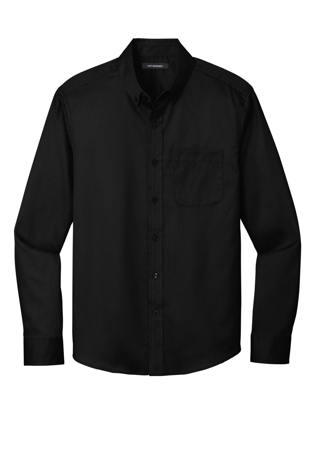 Port Authority® Long Sleeve SuperPro React Twill Shirt. W808