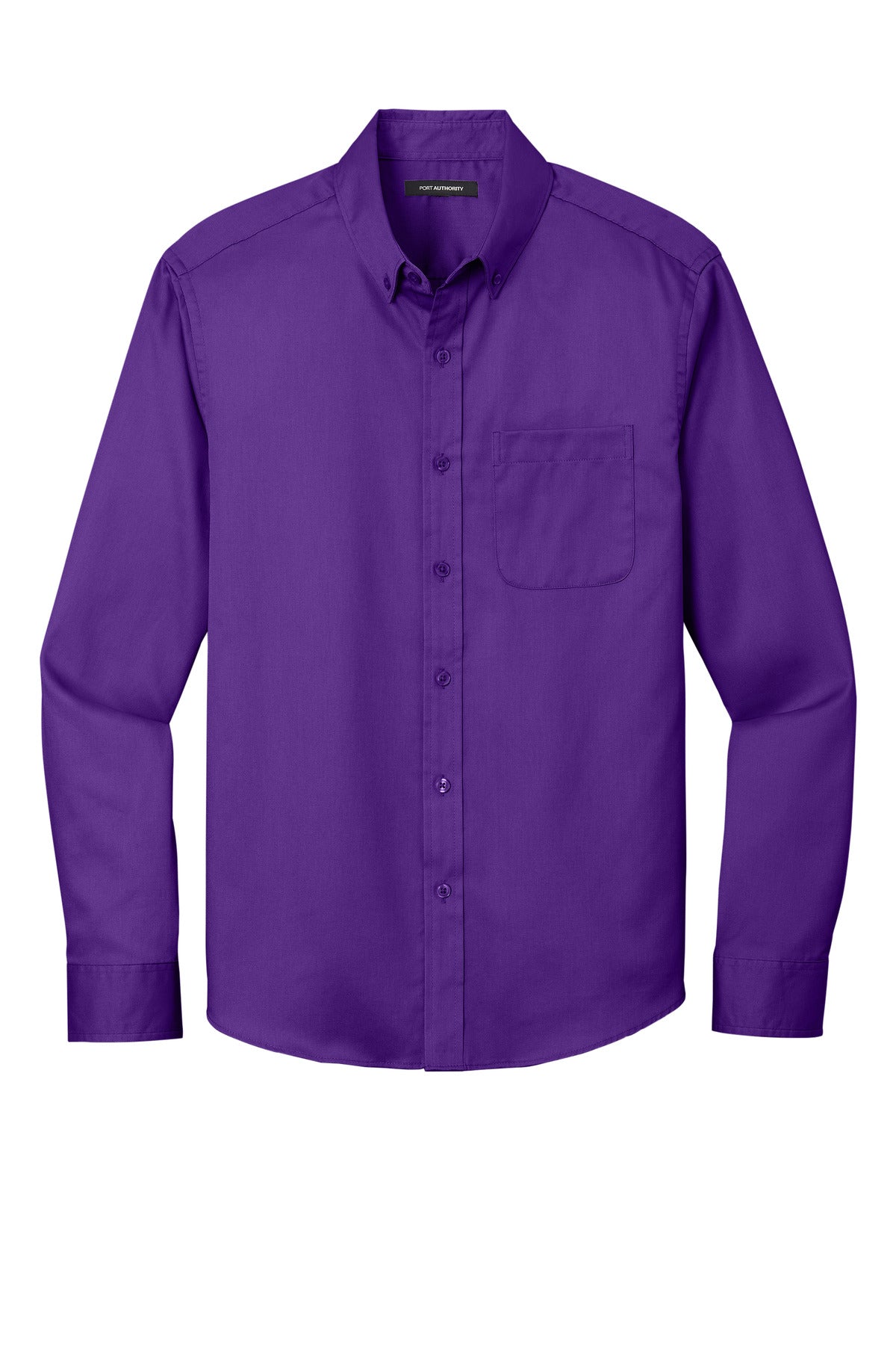 Port Authority® Long Sleeve SuperPro React Twill Shirt. W808