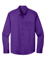 Port Authority® Long Sleeve SuperPro React Twill Shirt. W808