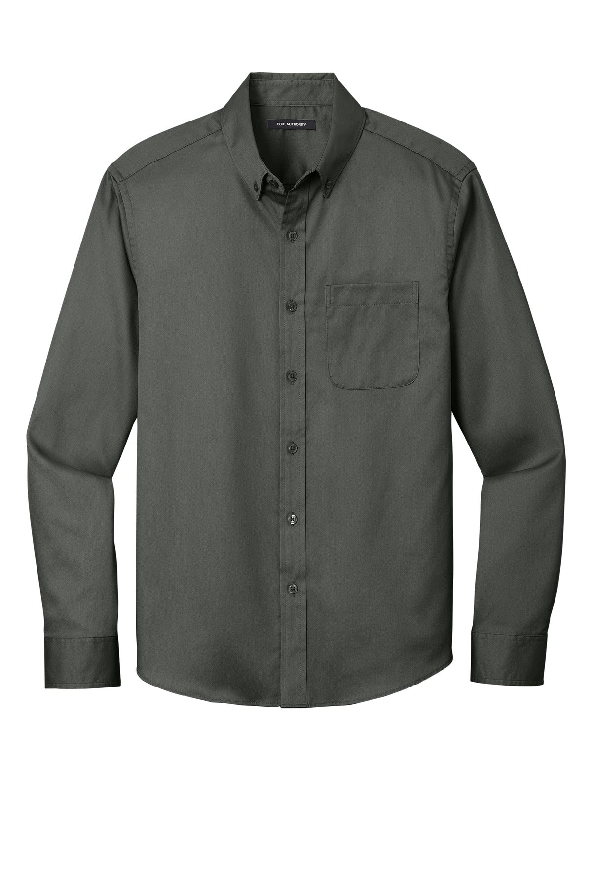 Port Authority® Long Sleeve SuperPro React Twill Shirt. W808