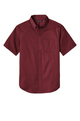 Port Authority® Short Sleeve SuperPro React Twill Shirt. W809 - hero