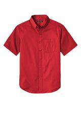 Port Authority® Short Sleeve SuperPro React Twill Shirt. W809