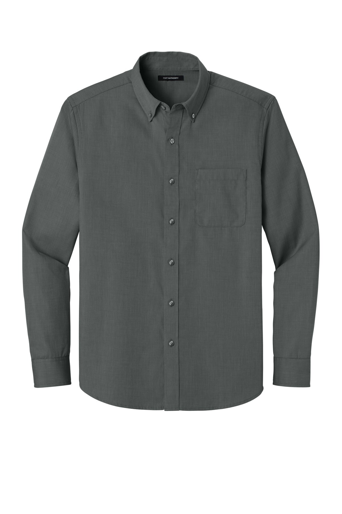 Port Authority® Long Sleeve Nailhead Easy Care Shirt W816