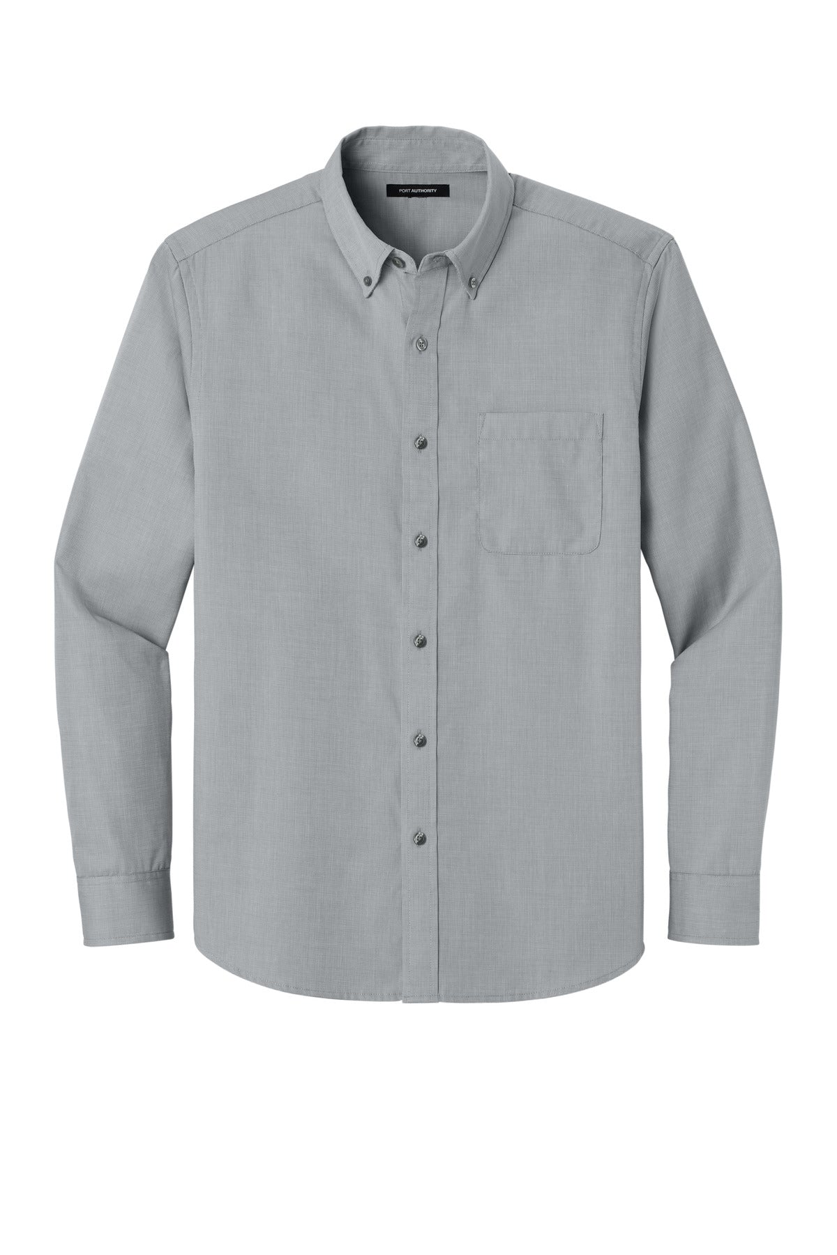 Port Authority® Long Sleeve Nailhead Easy Care Shirt W816