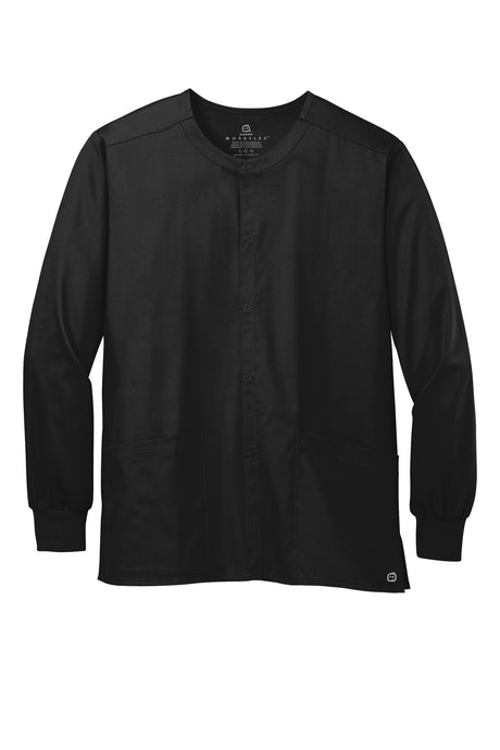 Wink® Unisex WorkFlex Snap-Front Scrub Jacket WW3080 - hero