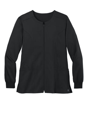Wink® Women's Premiere Flex Full-Zip Scrub Jacket WW4088 - hero