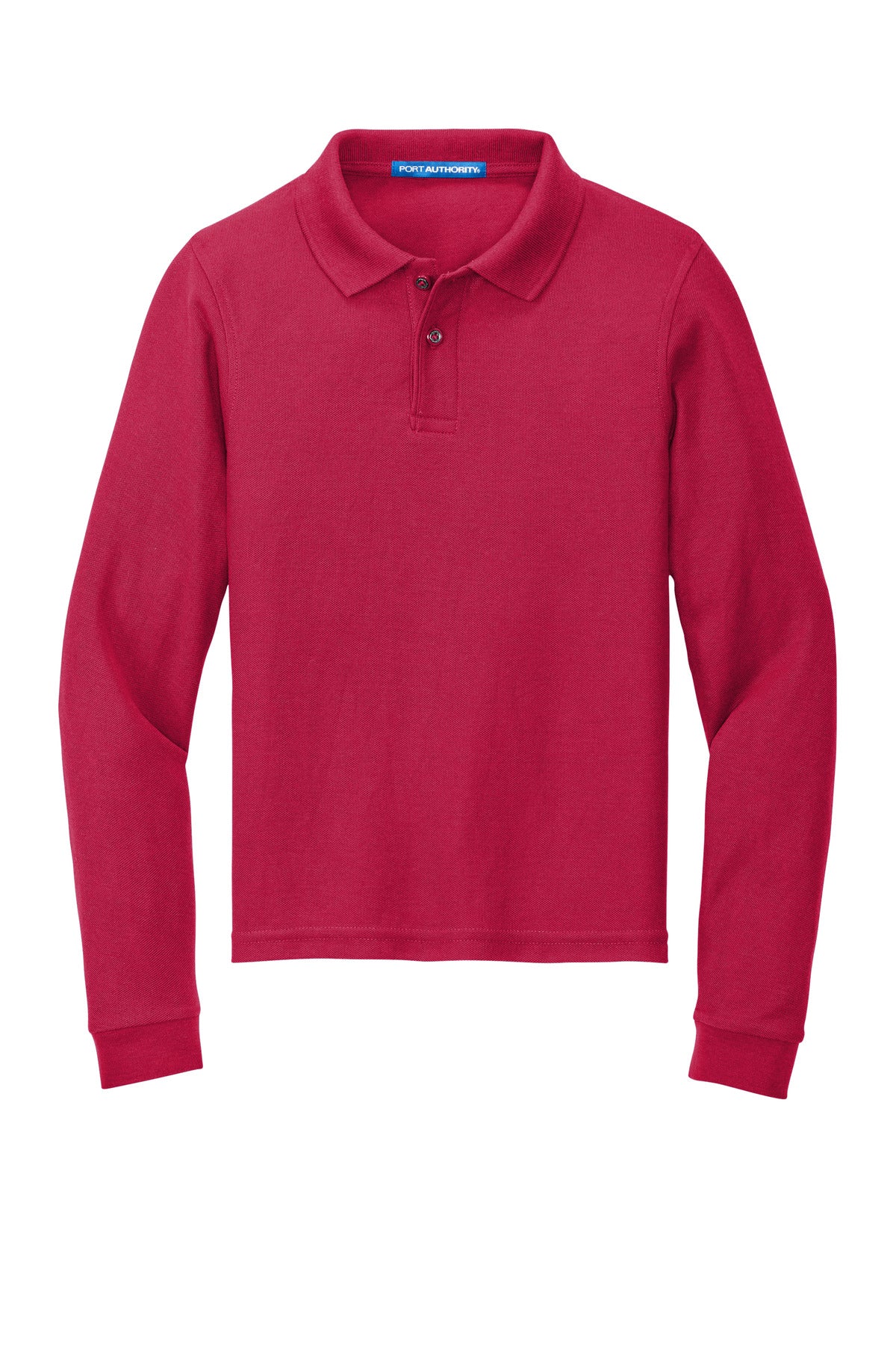 Port Authority® Youth Long Sleeve Silk Touch Polo. Y500LS