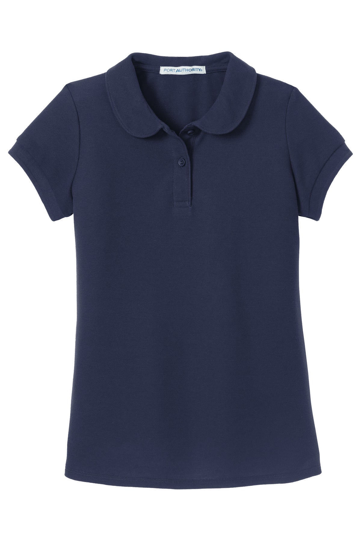 Port Authority® Girls Silk Touch Peter Pan Collar Polo. YG503 - hero