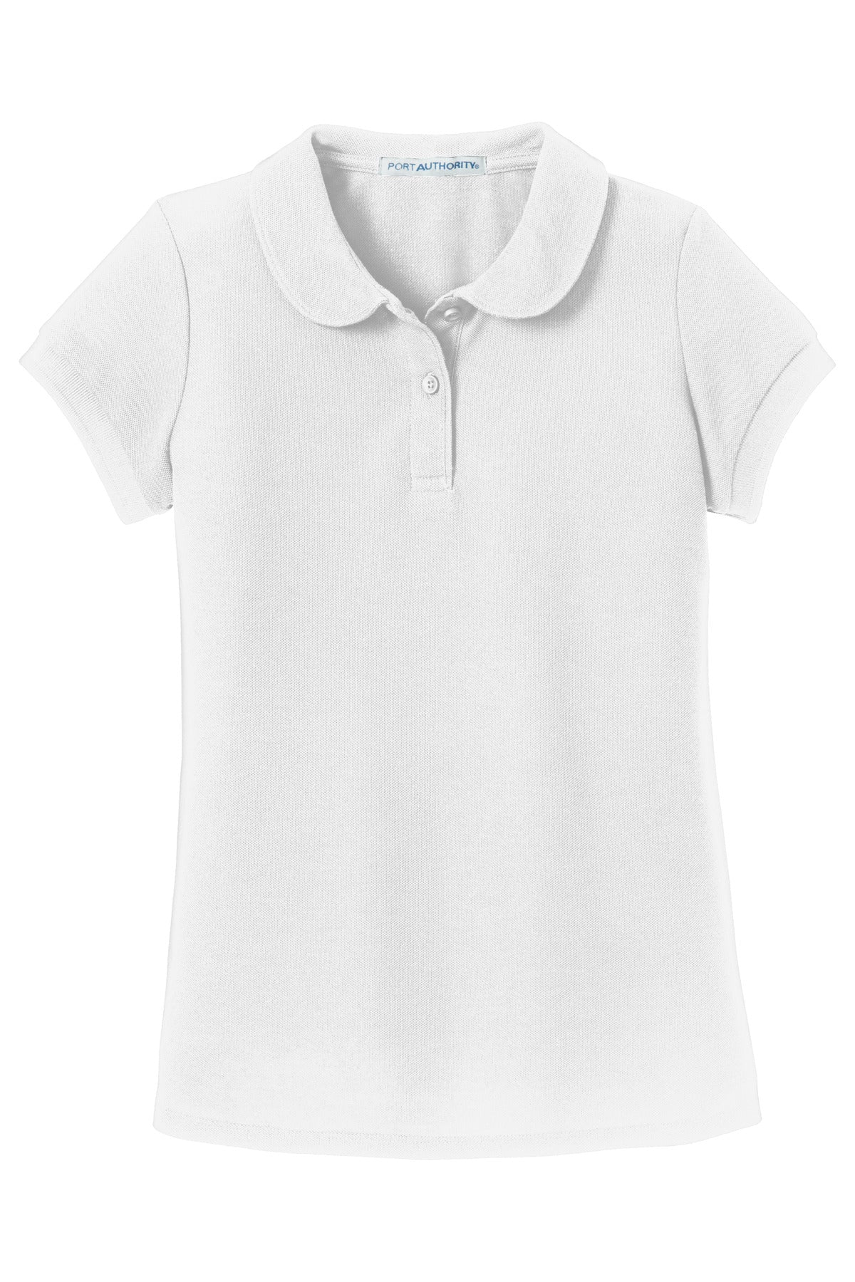 Port Authority® Girls Silk Touch Peter Pan Collar Polo. YG503