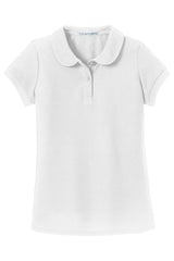 Port Authority® Girls Silk Touch Peter Pan Collar Polo. YG503