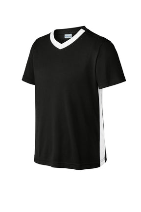 Sport-Tek® Youth Competitor United V-Neck YST101 - hero