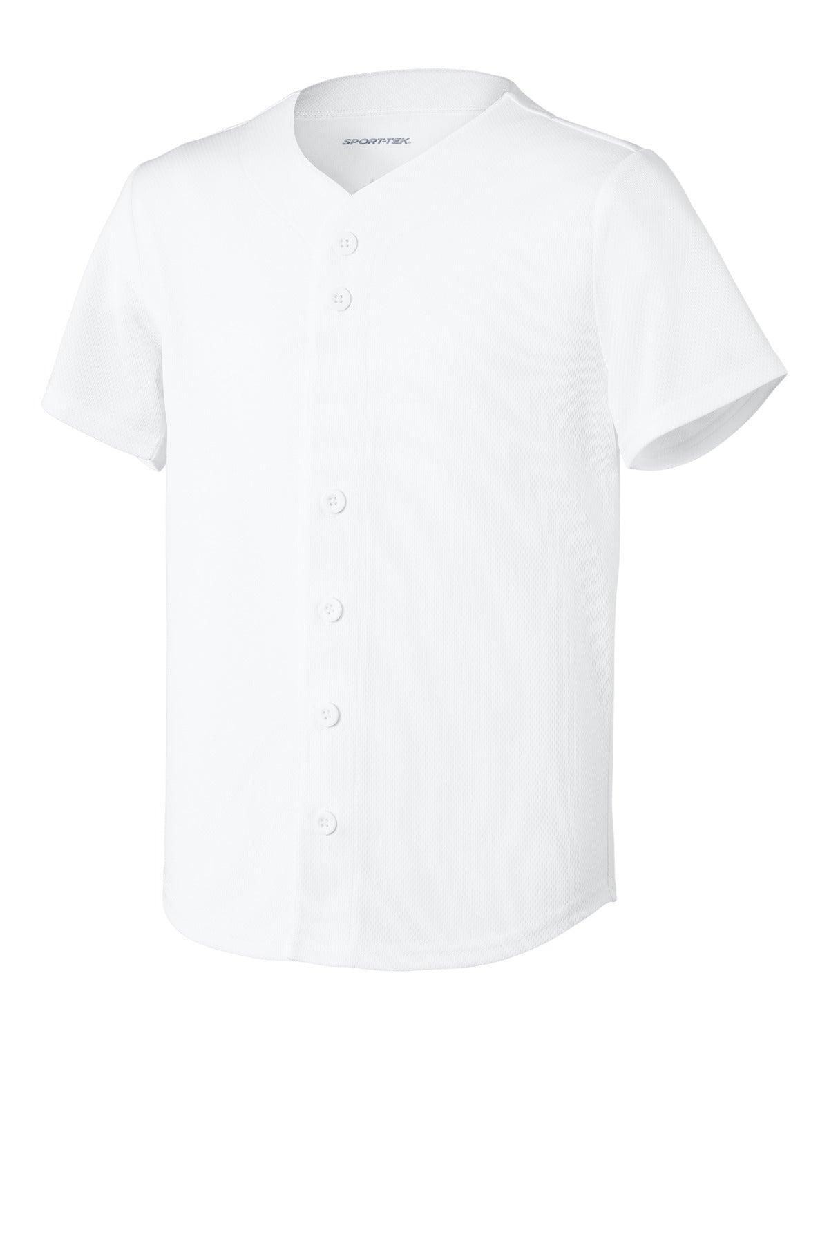 Sport-Tek® Youth PosiCharge® Tough Mesh Full-Button Jersey YST220