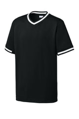 Sport-Tek® Youth Tough Mesh V-Neck Baseball Jersey YST221 - hero