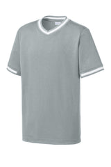Sport-Tek® Youth Tough Mesh V-Neck Baseball Jersey YST221