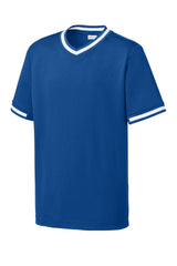 Sport-Tek® Youth Tough Mesh V-Neck Baseball Jersey YST221