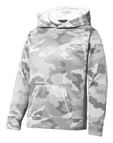 Sport-Tek® Youth Sport-Wick® CamoHex Fleece Hooded Pullover. YST240