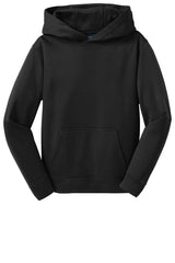 Sport-Tek® Youth Sport-Wick® Fleece Hooded Pullover. YST244 - hero