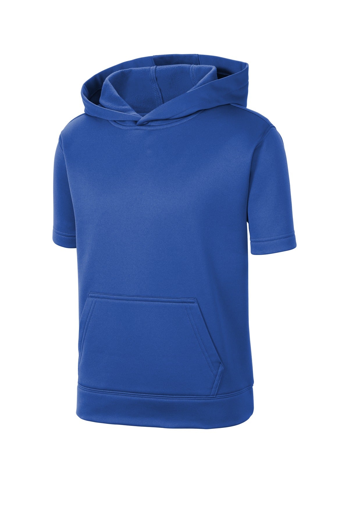Sport-Tek ® Youth Sport-Wick ® Fleece Short Sleeve Hooded Pullover. YST251