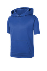 Sport-Tek ® Youth Sport-Wick ® Fleece Short Sleeve Hooded Pullover. YST251