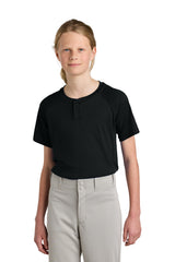 Sport-Tek® Youth PosiCharge® Competitor 2-Button Henley YST359 - hero