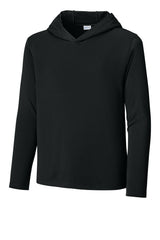 Sport-Tek® Youth Posi-UV® Pro Long Sleeve Hoodie YST420LSH - hero
