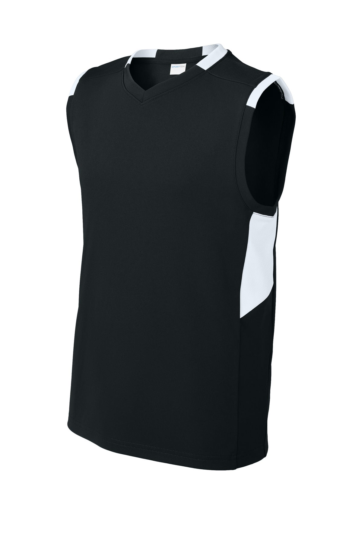 Sport-Tek® Youth Club Sleeveless V-Neck YST441 - hero