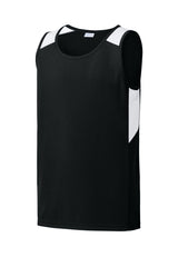 Sport-Tek® Youth Club Track Tank YST446 - hero