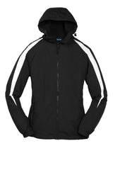 Sport-Tek® Youth Fleece-Lined Colorblock Jacket. YST81 - hero