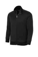 Sport-Tek ® Youth Tricot Sleeve Stripe Track Jacket. YST94 - hero