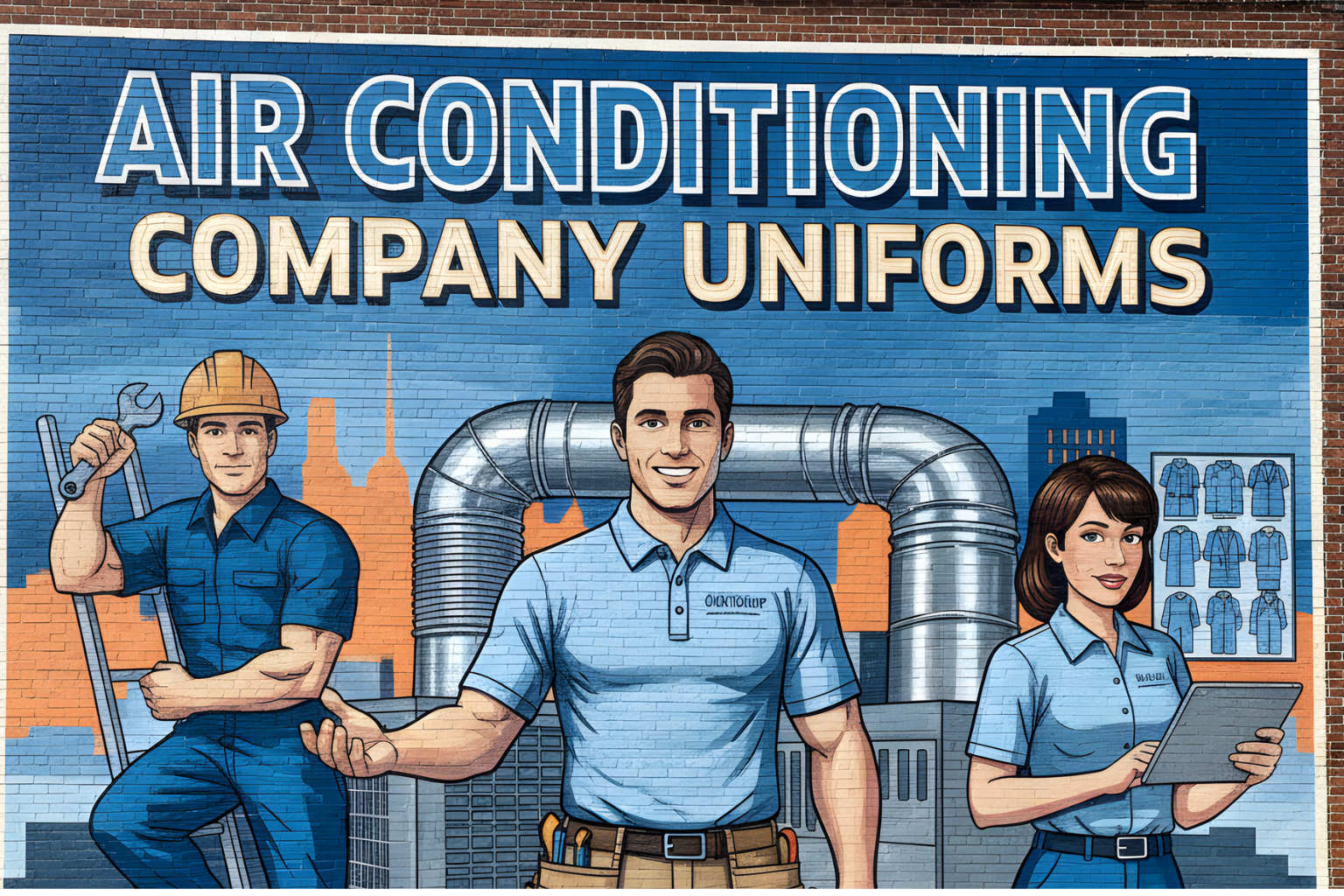 air conditioning uniforms, screen print, and embroidery in Florida