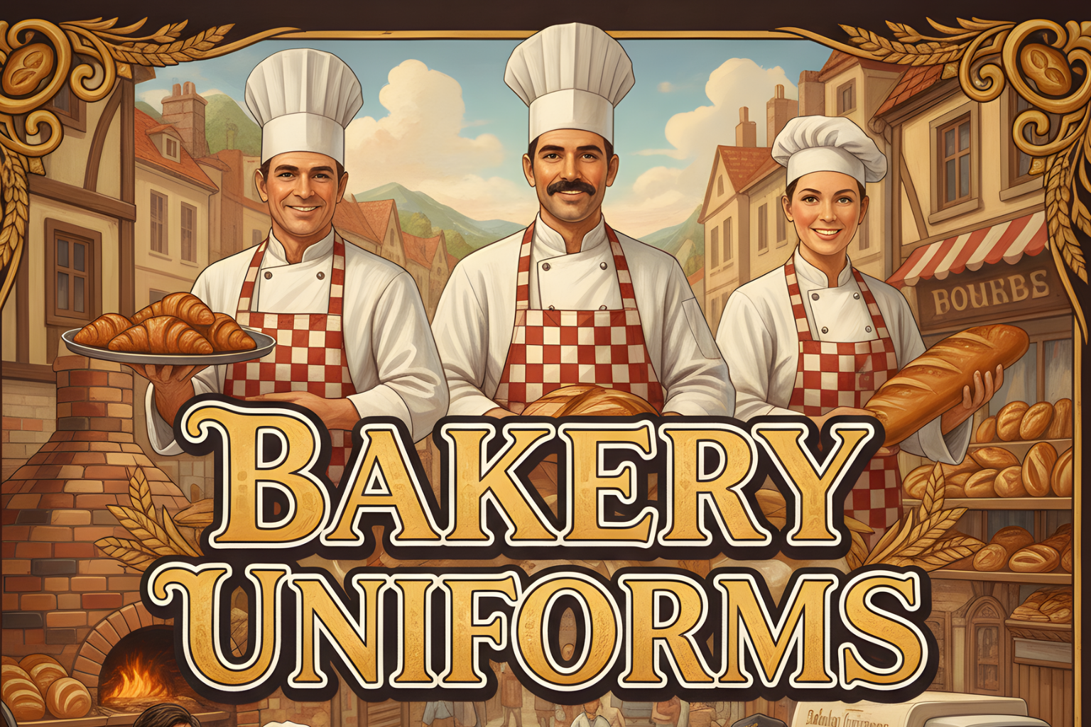 bakery uniforms, screen print, and embroidery in Florida