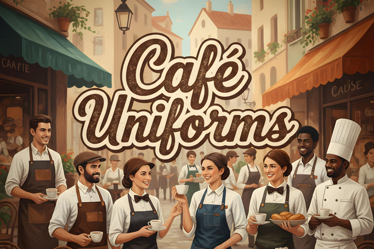cafe uniforms, screen print, and embroidery in Florida