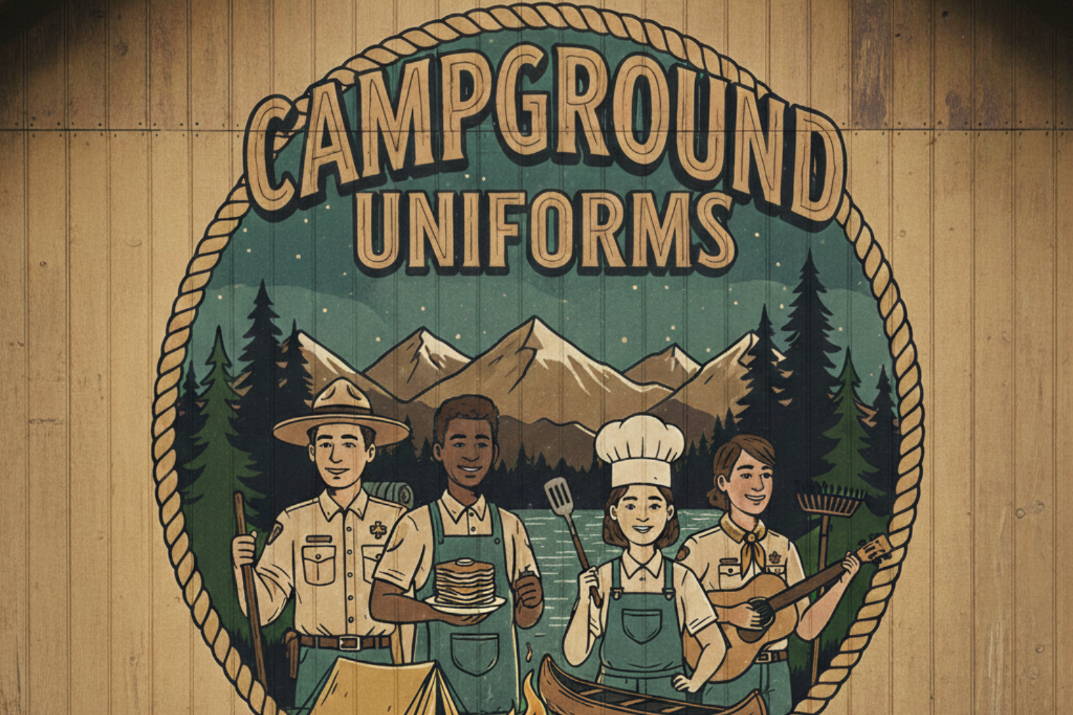 campground uniforms, screen print, and embroidery in Florida