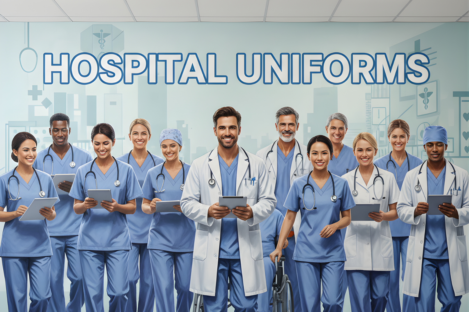 hospital uniforms, screen print, and embroidery in Florida