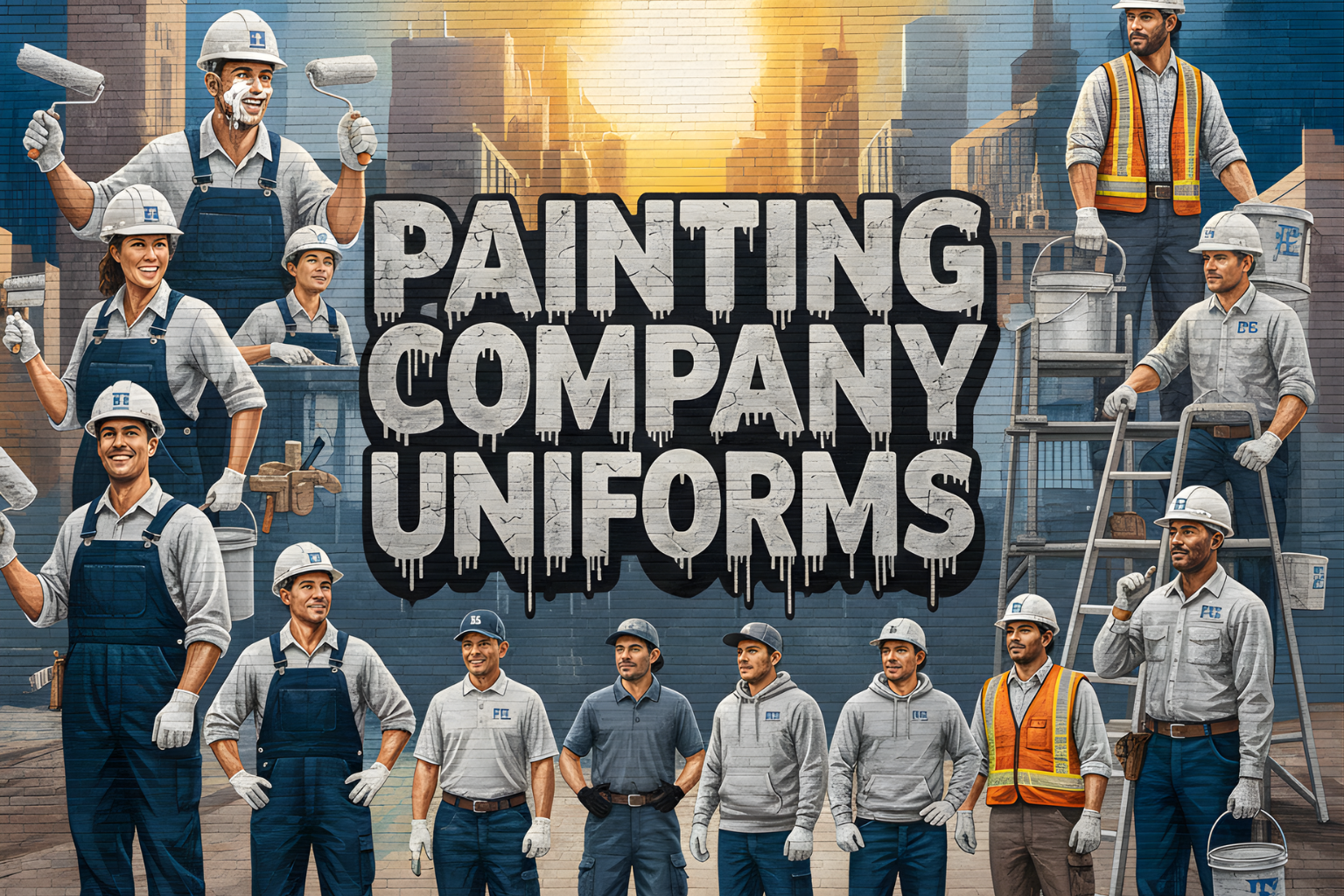 painting company uniforms, screen print, and embroidery in Florida