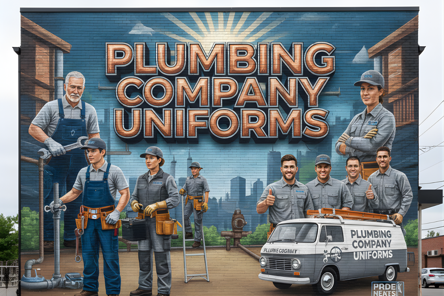 plumbing company uniforms, screen print, and embroidery in Florida