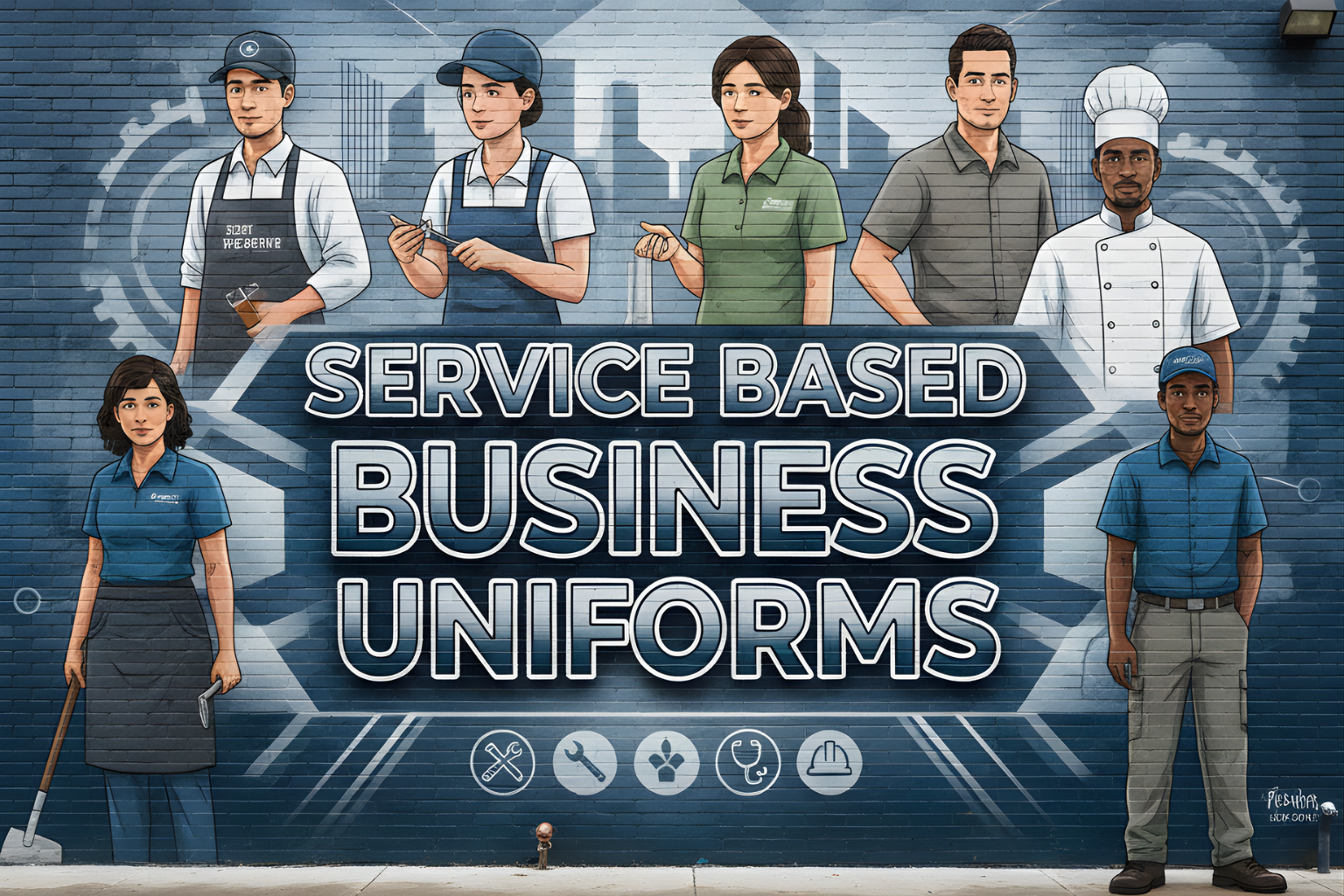 service based business uniforms, screen print, and embroidery in Florida