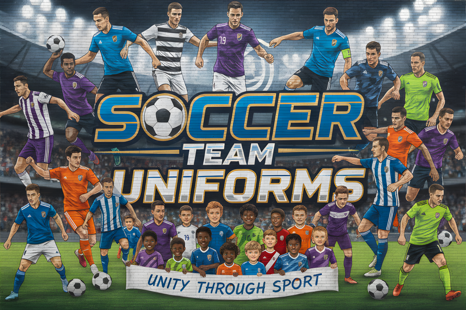 soccer team uniforms, screen print, and embroidery in Florida